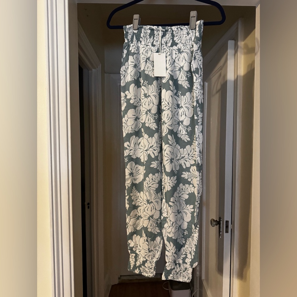 MIKOH Kahuku Pants | Tropical Steel - Size 2 NWT